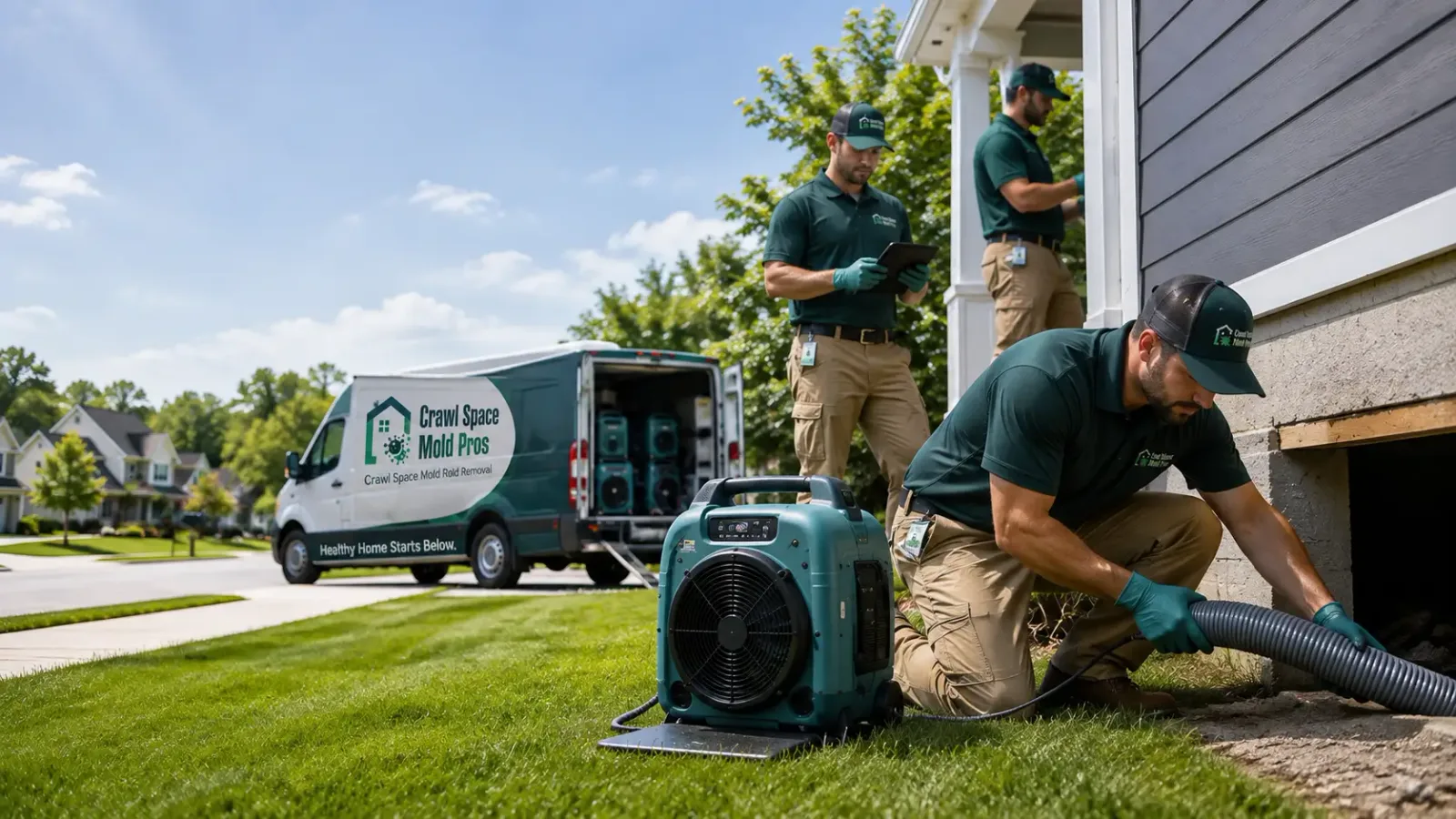Crawl Space Mold Removal in Winfield, IA